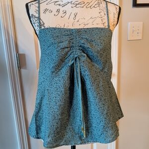 Anthropologie Maeve Cannes Green Women's Top